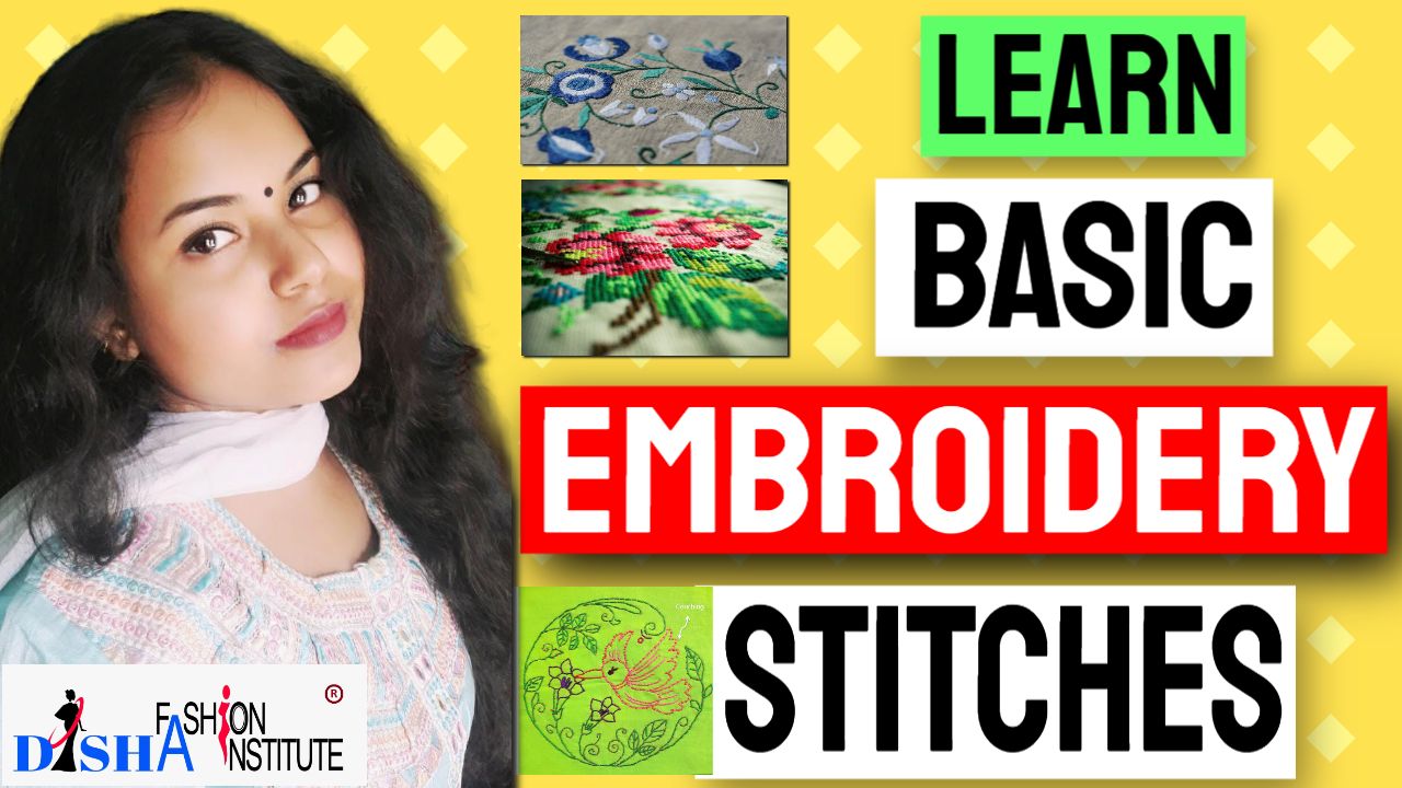 Basic embroidery stitches