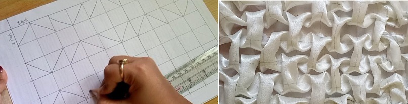 how to smock fabric by hand