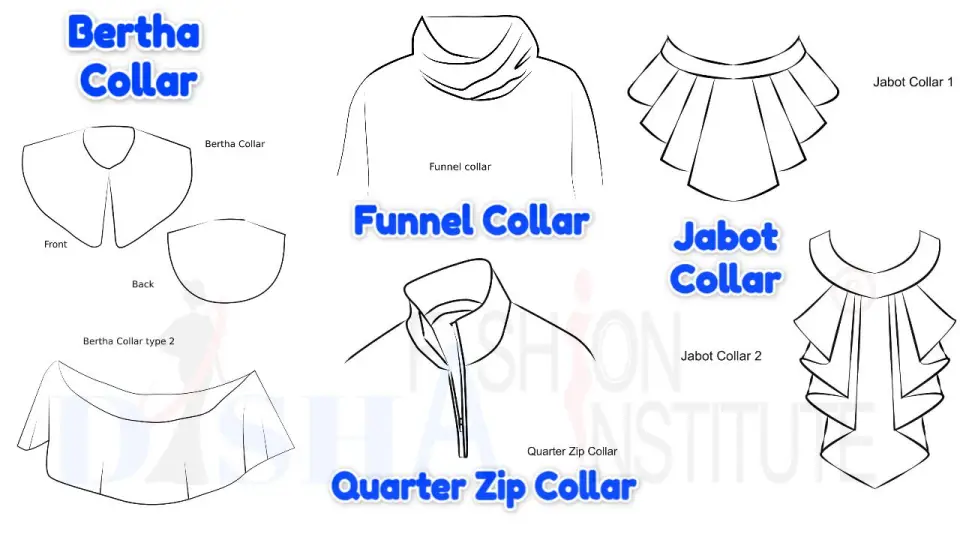 Bertha Funnel Quarterly Zip and Jabot Collar