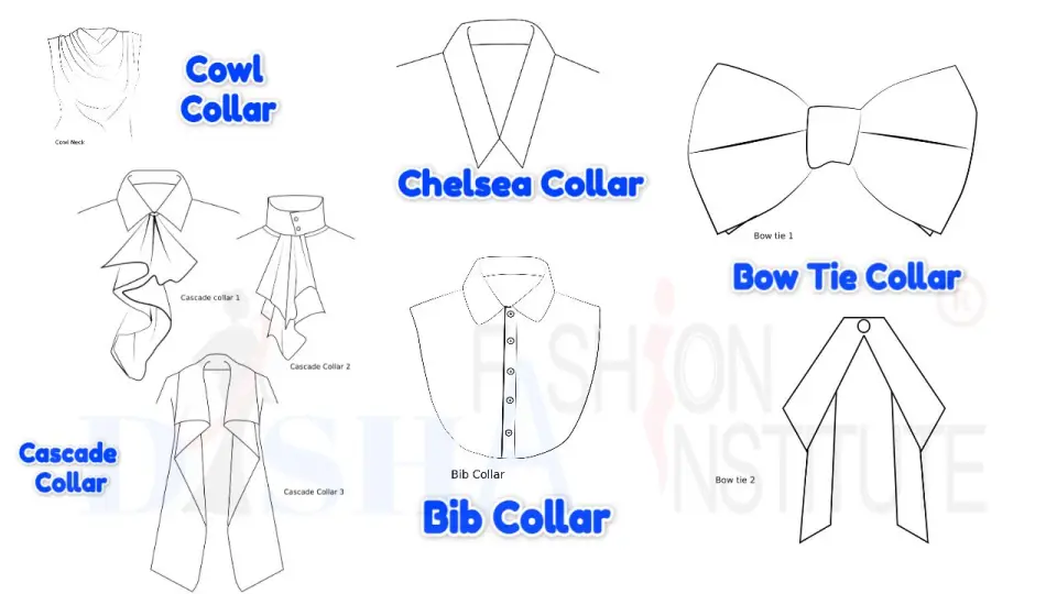Cowl Chelsea Cascade Bib Bow and Tie Collar