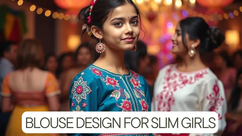 Blouse Design for Slim Girls