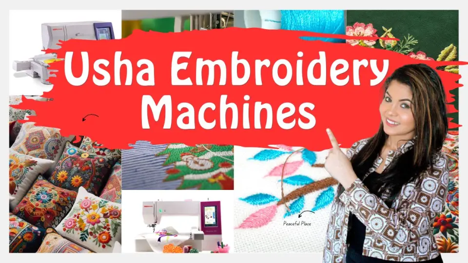 Usha Embroidery Machine