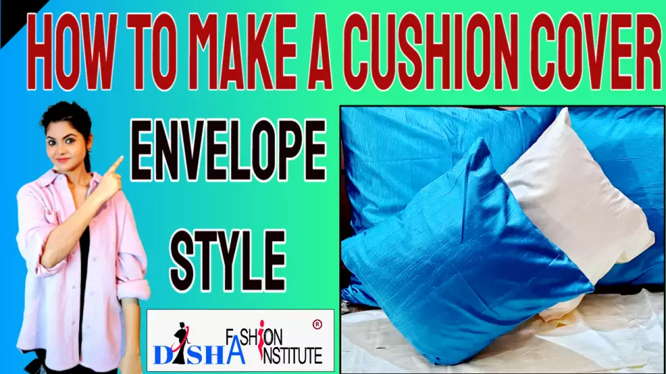 How to make a cushion cover without zipper