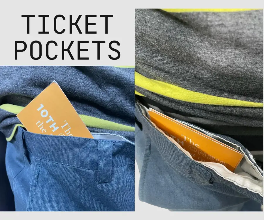 Ticket Pockets